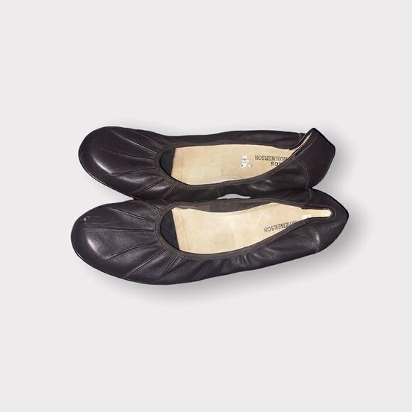 Ros Hommerson Brown Leather Flats Shoe Size 9 M - Picture 2 of 5